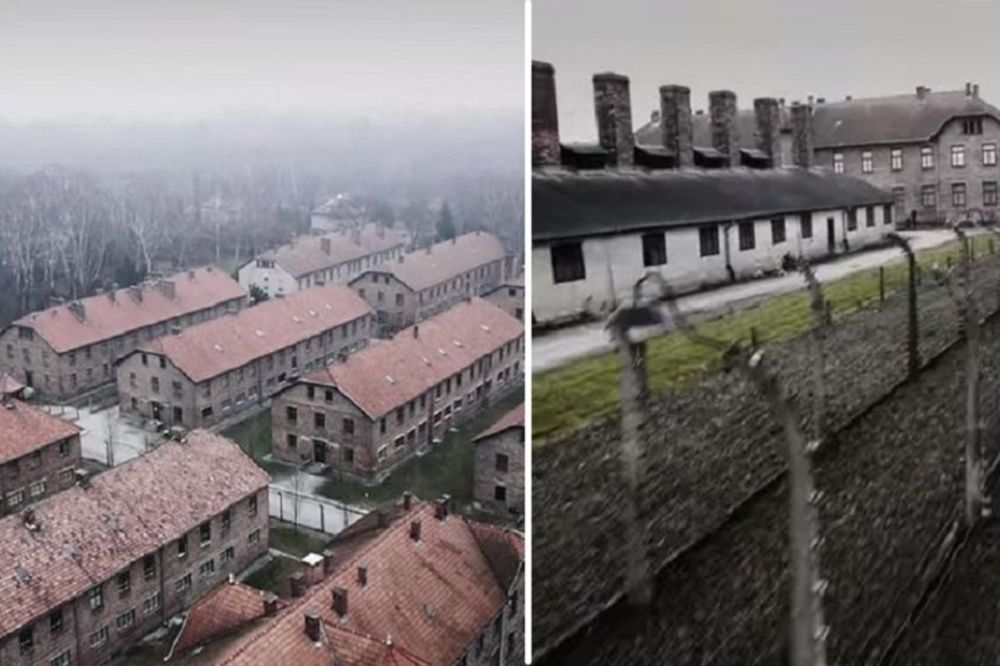 Dron na nebu iznad Aušvica snimio jezive prizore koncentracionih logora! (VIDEO)