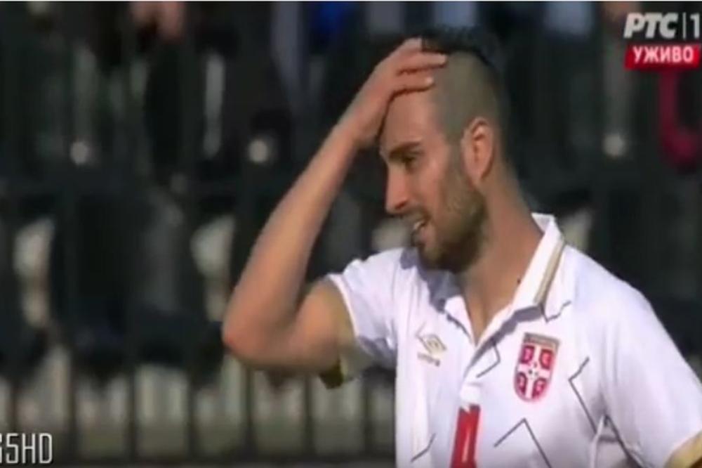 Maksimoviću, gde gledaš! Štoper Srbije umesto Kahrimanu, loptu poslao u svoj gol! (VIDEO)