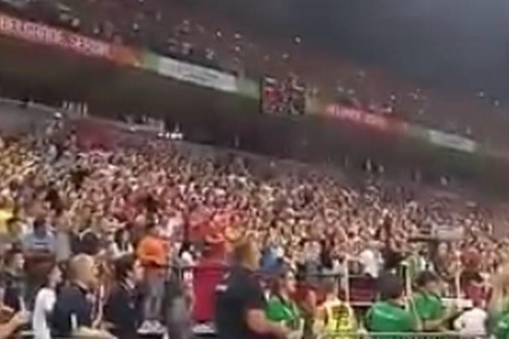 17 hiljada grla u Areni ispratilo je gromoglasnim ovacijama Orlove, nove putnike za Rio! (VIDEO)