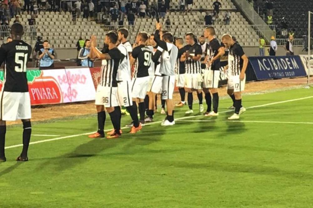 Uzalud silne šanse i prečke, uzalud nadmoćnost i igrač više kad Partizan nije uradio ono što je trebalo! (FOTO) (VIDEO)
