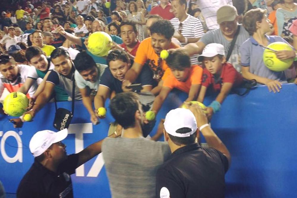 Njegov nastup na ovom turniru iznenadio je svet, ali Meksikanci su jedva dočekali da vide Novaka uživo! (VIDEO)