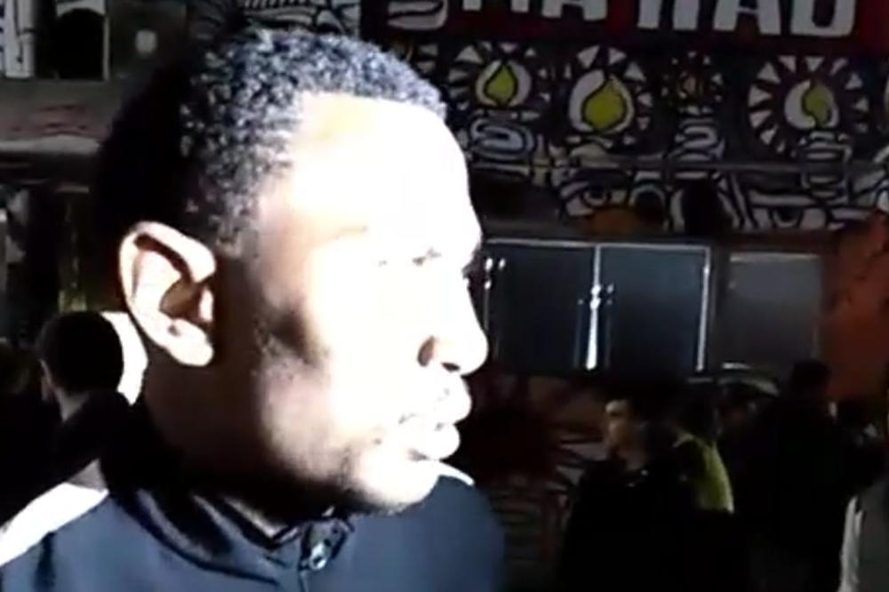 TOTALNI HIT: Tavamba je dobio pesmu od Grobara, a onda je posle utakmice pokušao on da je otpeva! (VIDEO)