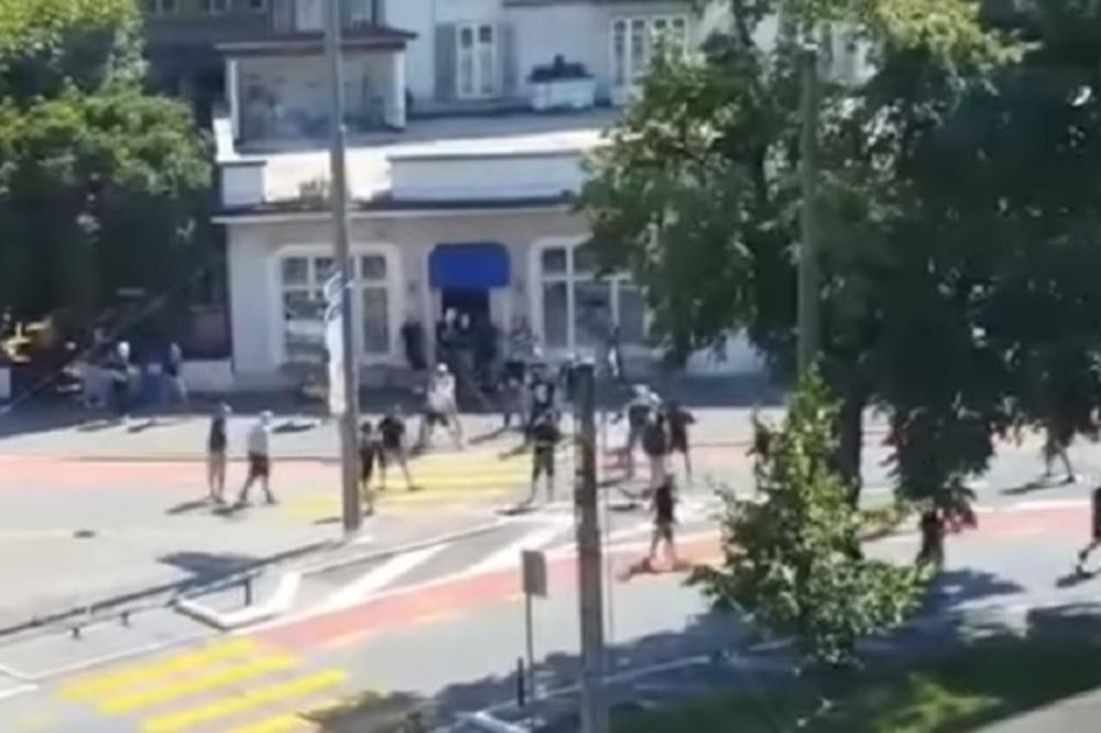 HRVATI NAPRAVILI HAOS U ŠVAJCARSKOJ: Navijači Osijeka upali u kafić i flašama i šipkama prebili 30 domaćih pristalica! (VIDEO)