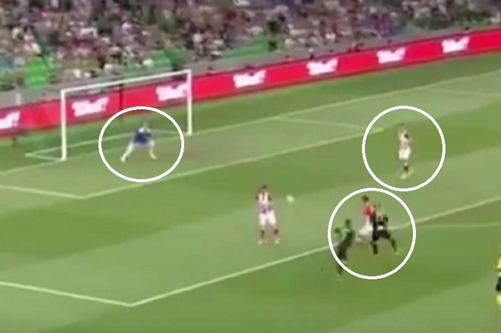 Kako je Zvezda primila gol? Tako što su kiksnula 3 igrača! (VIDEO)