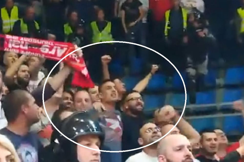 Vujadin Savić je Zvezdin ULTRAS! Štoper uhvaćen kako u transu luduje sa najvatrenijim Delijama na Derbiju! (VIDEO)