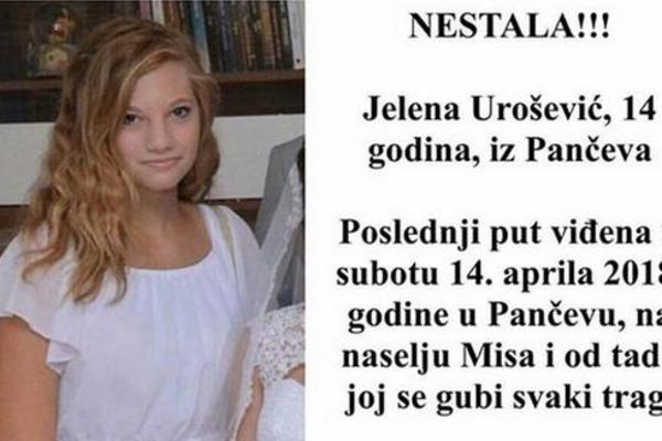 NESTALA DEVOJČICA IZ PANČEVA: Jelene Urošević (14) nema već ŠEST DANA, na ovo SUMNJA NJEN OTAC (FOTO)