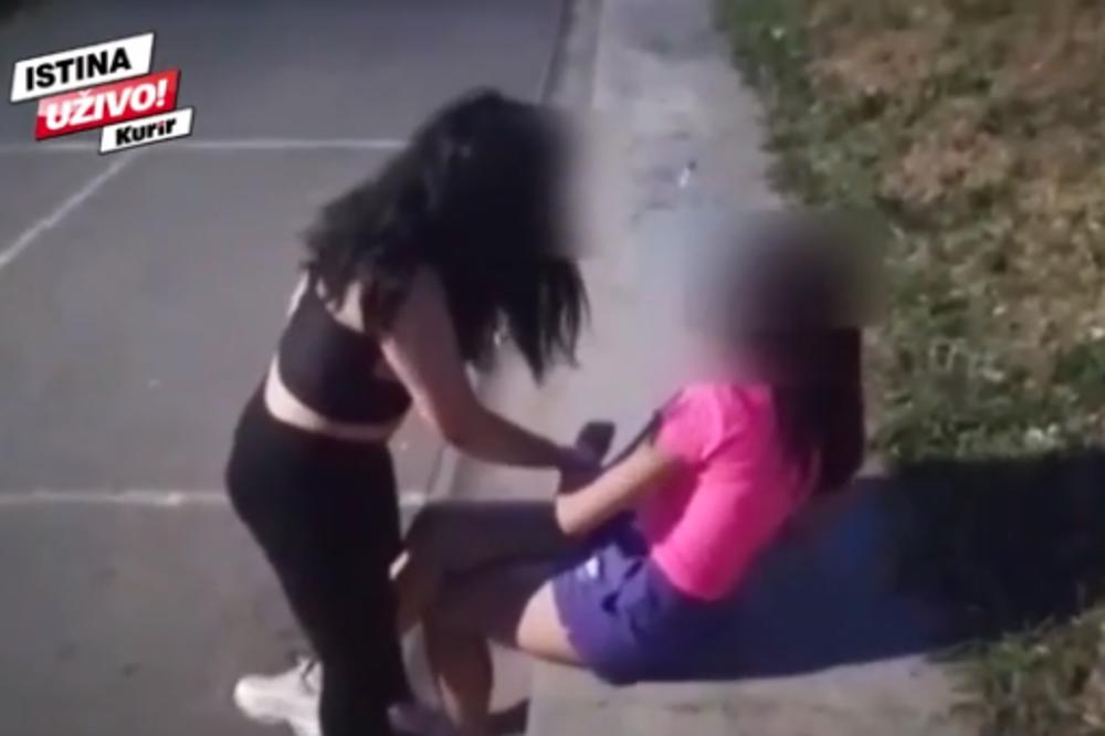 ČUPALA JE I ŠAMARALA UZ HISTERIČNE PRETNJE: Pogledajte kako tinejdžerka iz Beograda surovo maltretira dve godine mlađu devojčicu (UZNEMIRUJUĆI VIDEO)