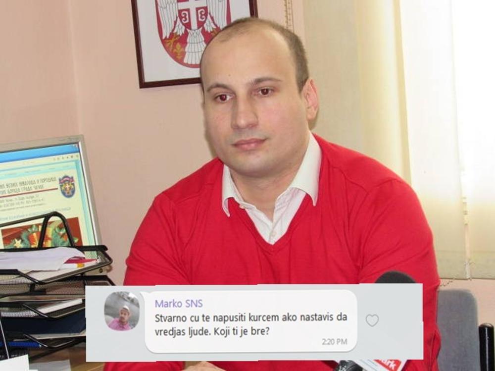Poverenik SNS-a, Marko Parezanović upućuje gomilu psovki sugrađanki