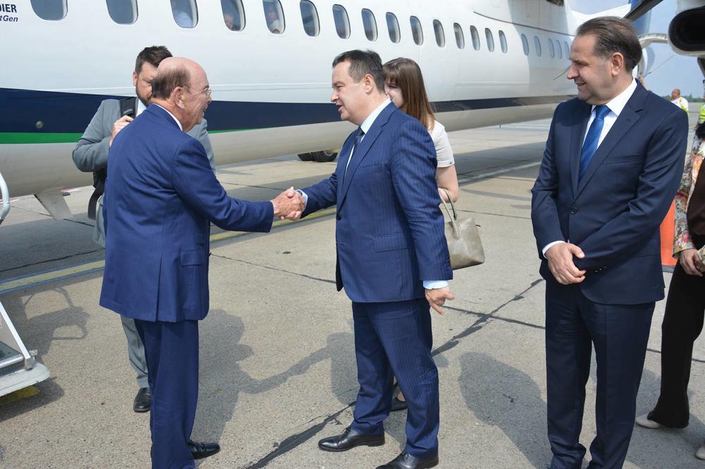Dačić i Ljajić dočekali američkog ministra trgovine: Poseta od velike važnosti za Srbiju