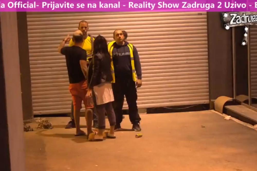 ZOVITE POLICIJU I DOKTORA: Bane i Zerina pokušali da pobegnu iz Zadruge, pa ušli u sukob s obezbeđenjem (VIDEO)