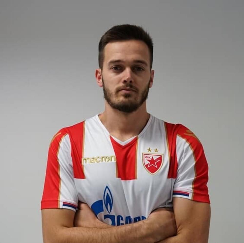 Mirko Ivanić u dresu Crvene zvezde