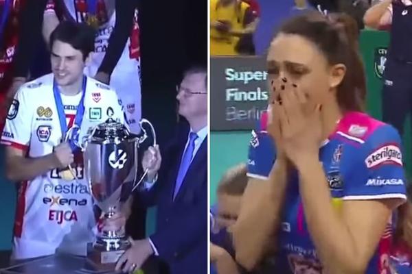 SRBIN I SRPKINJA OSVOJILI LIGU ŠAMPIONA: Lepa Stefana plakala od sreće! Stanković podigao trofej prvaka Evrope!