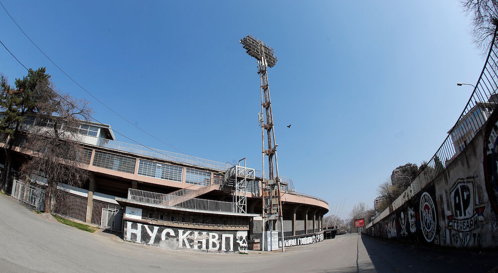Stadion Partizana, stadion Partizana, JNA