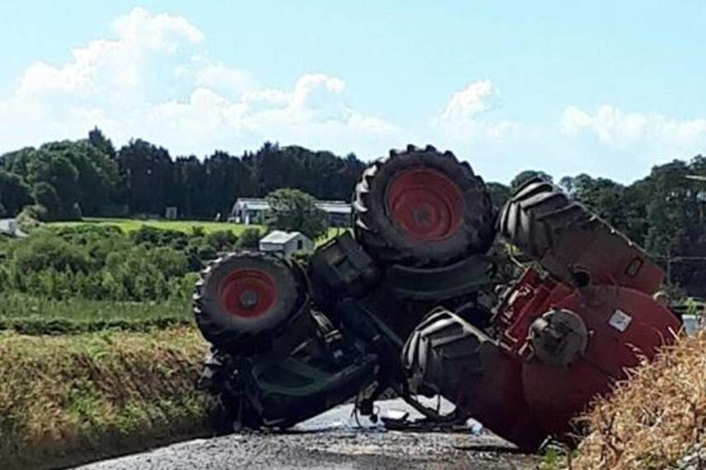 HOROR! Otac i sin poginuli u prevrtanju traktora kod Požege