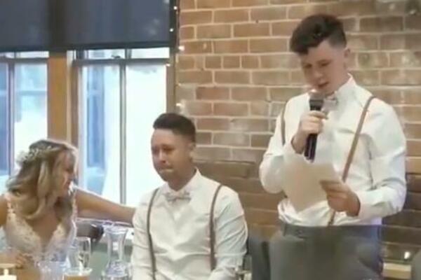 NEMA KO NIJE ZAPLAKAO: Mladić sa autizmom održao govor na bratovom venčanju, OVO JE DA SUZE KRENU (VIDEO)