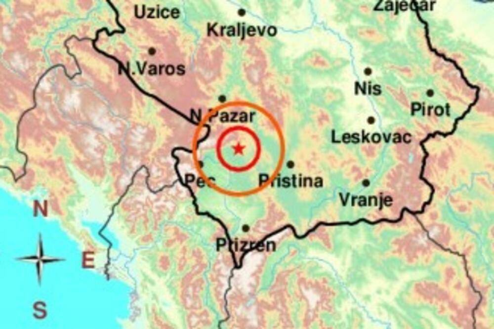 PONOVO SE TRESLO TLO U SRBIJI: Zemljotres REGISTROVAN u OVOM GRADU