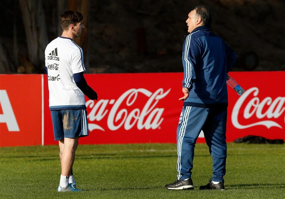 Lionel Mesi i Herardo Tata Martino u reprezentaciji Argentine