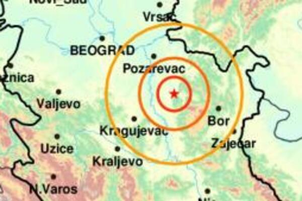 ZEMLJOTRES POGODIO LESKOVAC: Opet se treslo tlo u Srbiji