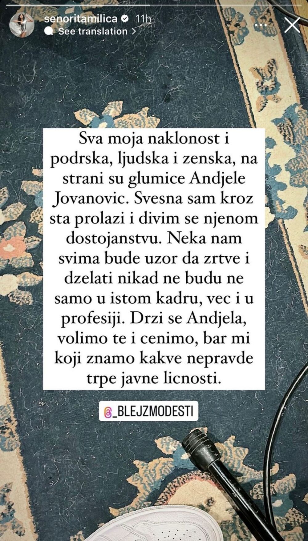 Objava Milice Pavlović