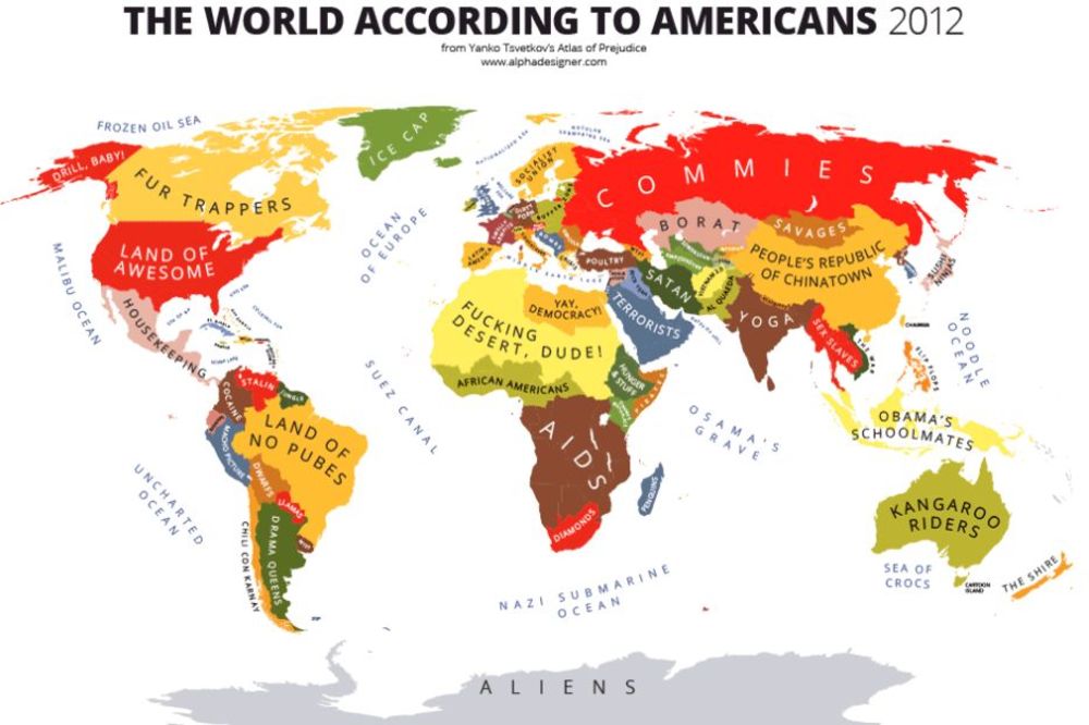 SRBIJA KAO LEPA BRENA! Bugarin napravio urnebesnu mapu Evrope! (FOTO)
