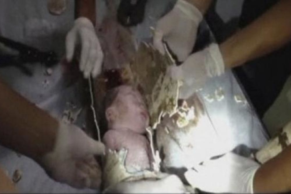 BACILI BEBU U ŠOLJU I POVUKLI VODU: Kakvi monstrumi rade ovo?! (UZNEMIRUJUĆI VIDEO)