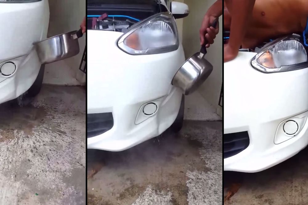 KAKO da popravite branik u svom automobilu UZ POMOĆ KLJUČALE VODE (VIDEO)