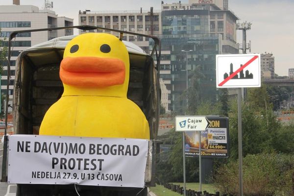 Završen protest Ne davimo Beograd: Bilo blokirano pola grada, DS nije mogao da priđe (FOTO) (VIDEO)