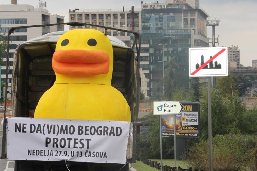 Završen protest Ne davimo Beograd: Bilo blokirano pola grada, DS nije mogao da priđe (FOTO) (VIDEO)