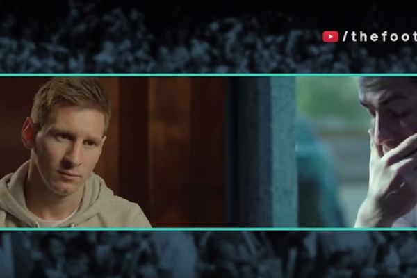 Pući ćete od smeha kad vidite Mesijevu reakciju na trejler za film o Ronaldu! (VIDEO)