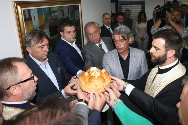 Partizan proslavio krsnu slavu: Babović i Ilić predstavljali igrače! (FOTO)