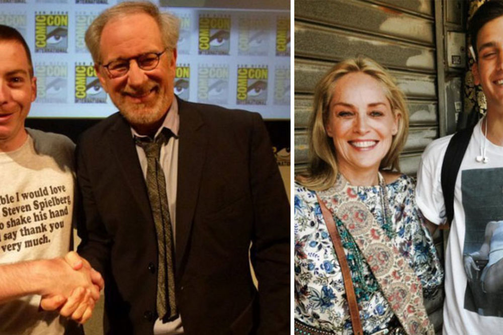 To se zove tajming! Ono kad obučeš majcu sa likom omiljenog glumca i sretneš na ga ulici! (FOTO)