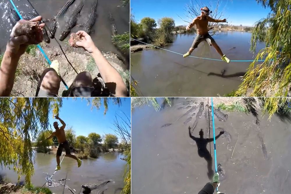 Hod po ivici smrti... Ali bukvalno! (VIDEO)