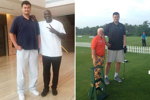 Pored njega i veliki Šek deluje malo: Trenuci na kojima je Jao Ming učinio svetske zvezde patuljcima! (FOTO)