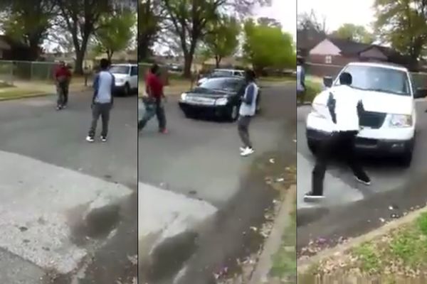 Surovo preživljavanje u getu: Tuča se pretvorila u brutalno gaženje kolima! (VIDEO)