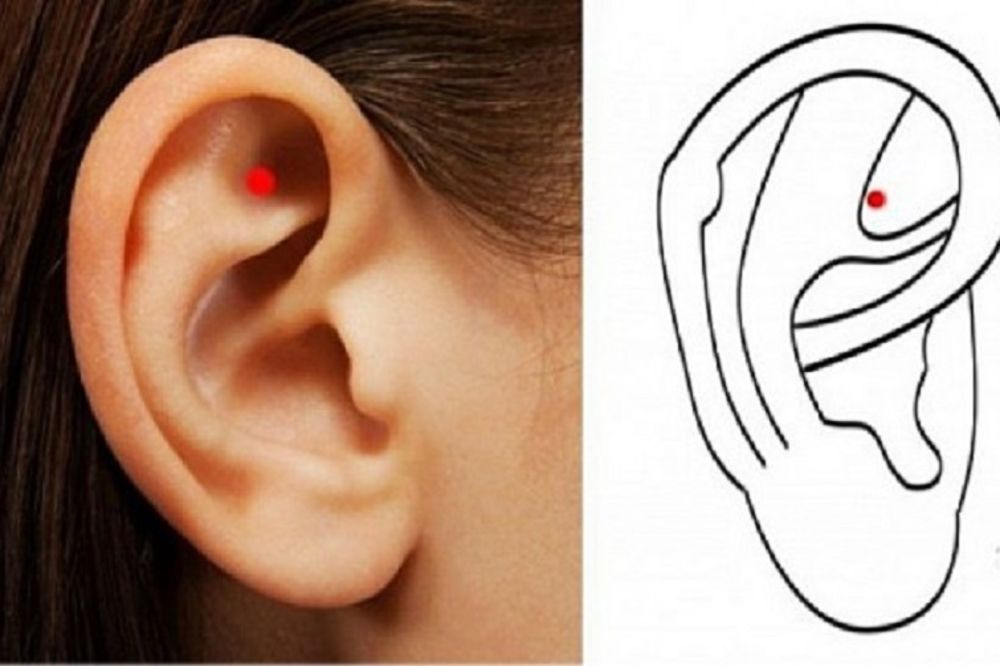 Šta se desi kada masirate baš ovu tačku na vašem uvu? (FOTO)