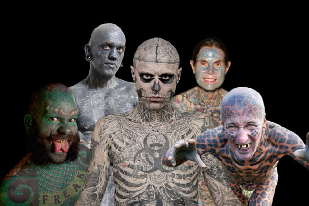 Najveće svetske nakaze: Da li smete ove ljude da sretnete u mraku? (FOTO)