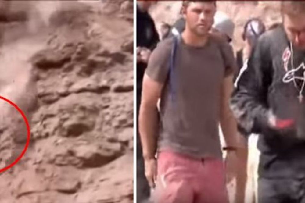 Mauntin bajker pao sa litice visoke 9 metara, a onda nastavio trku dok mu se krv slivala niz lice! (VIDEO)