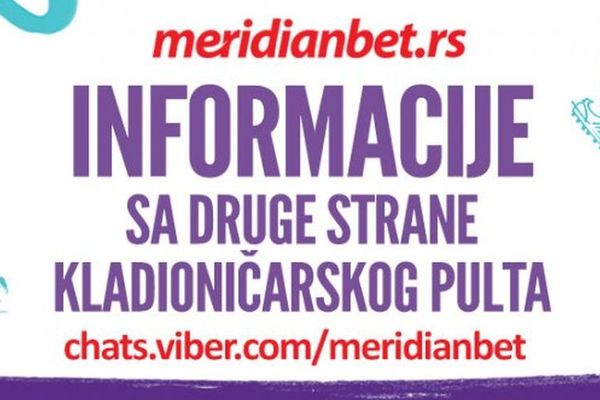 Meridianbet Publik chat: Informacije sa druge strane kladioničarskog pulta