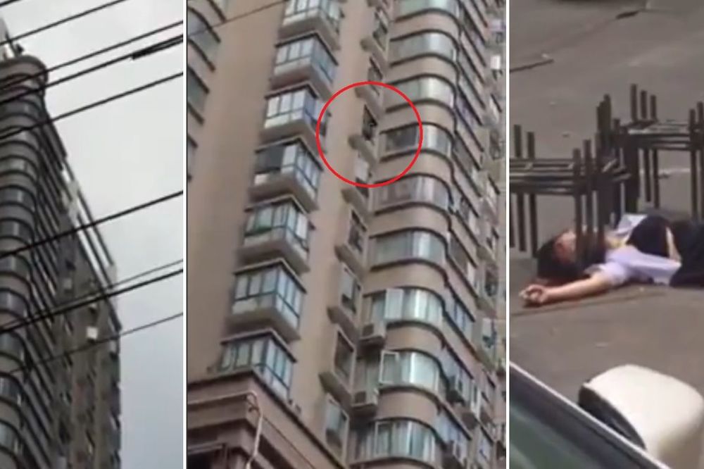 Tinejdžerka se ubila skokom sa vrha zgrade (UZNEMIRUJUĆI VIDEO)