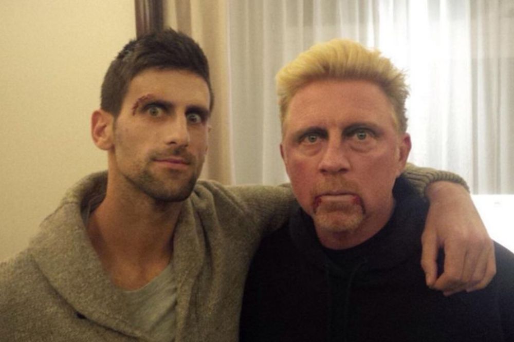 Da li vam je jasno u koga su se maskirali Novak Đoković i Boris Beker? (FOTO)