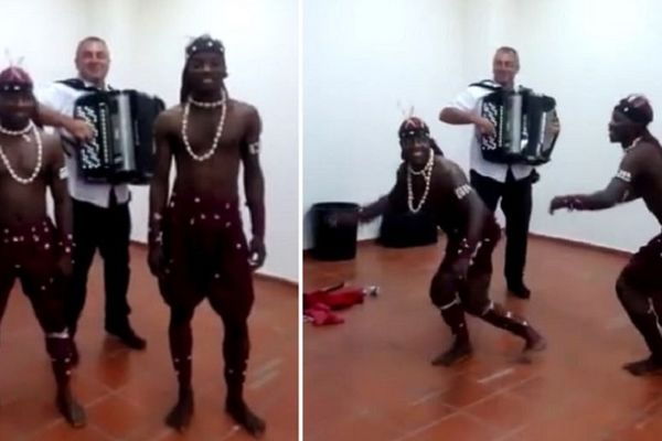 Srbija do Tokija! Pogledajte kako crnci đuskaju uz Moravac! (VIDEO)