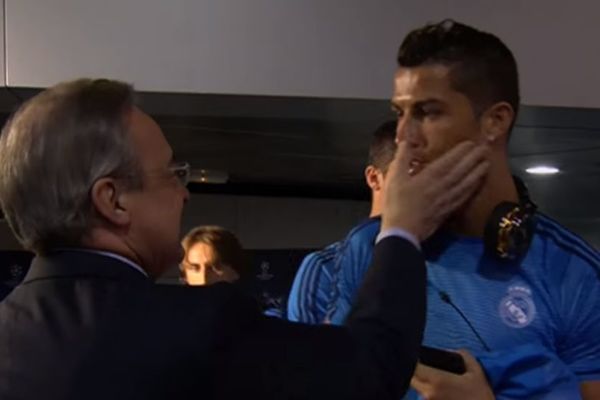 Skandal u Madridu pred utakmicu sa PSŽ-om: Perez udario Ronaldu šamar! (VIDEO)