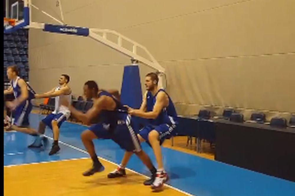 Sve pršti na treningu Partizana, a Džons dominira u vežbama opterećenja! (VIDEO)