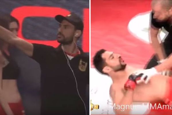 Ušao je u ring kao da je ceo svet njegov, a izašao posle 10 sekundi u nesvesnom stanju! (VIDEO)