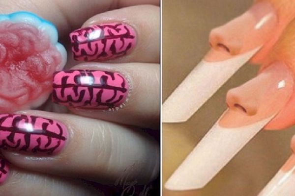10 bizarnih dezena noktiju sa motivima ljudskih organa (FOTO)