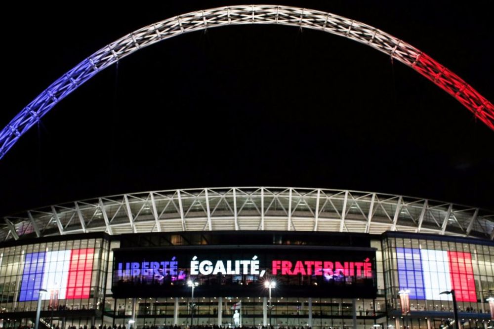 Svaka čast Englezi: Ovakav Vembli dočekuje Francuze! (FOTO)