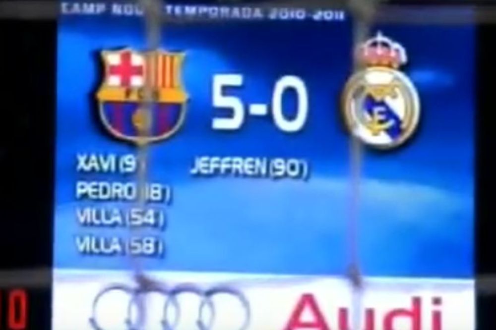 11:1, 7:0, 7:1, 8:2, 7:2! Ponižavala je Barsa i ranije Real, ali su i Madriđani sramotili Katalonce! (VIDEO)