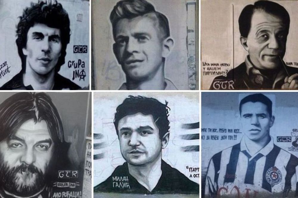 Grobari muralima poručuju legendama da ih neće zaboraviti! (FOTO)