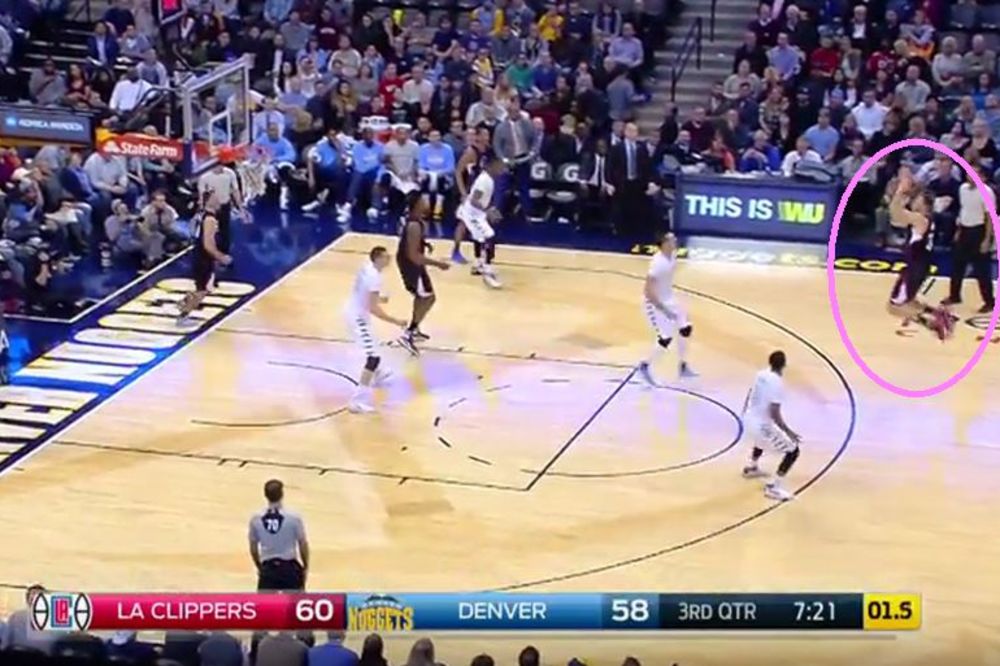 Blejk Grifin je protiv Nagetsa postigao samo jednu trojku, ali je ona bila spektakularna! (VIDEO)