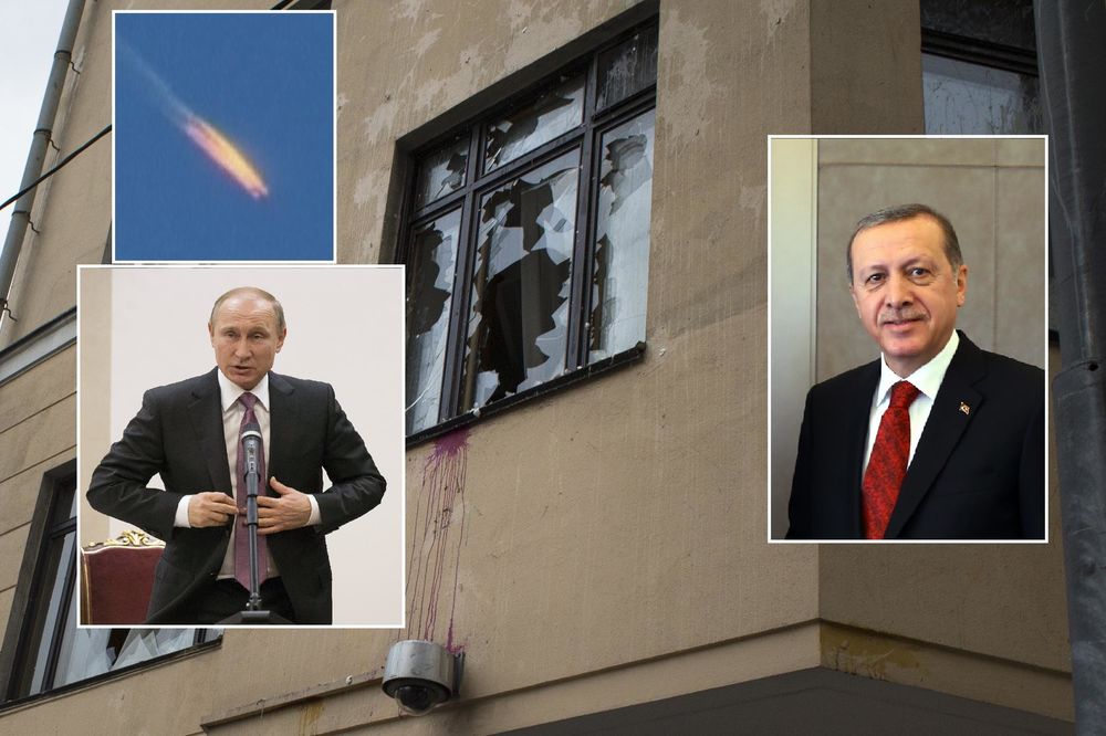 Početak Trećeg svetskog rata? Kamenovana turska ambasada u Moskvi! (FOTO)